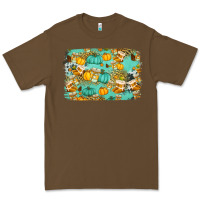 Western Fall Vibes Background Premium Tee | Teevron