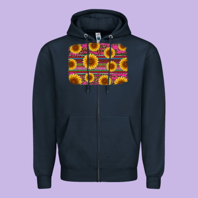 Cinco De Mayo Sunflower Background Zipper Hoodie Designed By Artiststas
