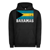 Pigment Black Bahamas Flag Country Men Women Kids Christmas Gift Family Urban Hoodie - longCreatives