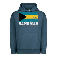 Pigment Midnight Navy Bahamas Flag Country Men Women Kids Christmas Gift Family Urban Hoodie - longCreatives
