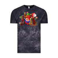 Cloud Black christmas joy  gnome Vintage Tee - CowGirlArtShop