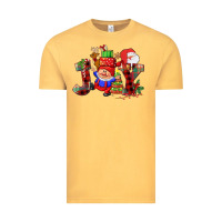 Vintage Mustard christmas joy  gnome Vintage Tee - CowGirlArtShop