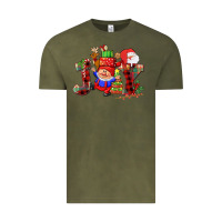 Vintage Olive christmas joy  gnome Vintage Tee - CowGirlArtShop