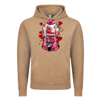 Vintage Coffee kiss  machine  olivia Vintage Hoodie - OliviaCreatesArt