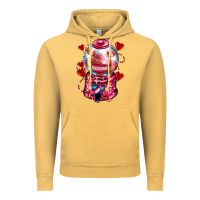 Vintage Mustard kiss  machine  olivia Vintage Hoodie - OliviaCreatesArt