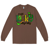 Chestnut One lucky mom St. Patrick's Long Sleeve Tee - OliviaCreatesArt