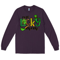 Plum One lucky mom St. Patrick's Long Sleeve Tee - OliviaCreatesArt