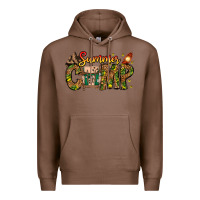 Chestnut Summer Camp Premium Hoodie - CowhideDigitalArt