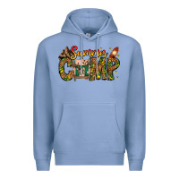Colony Blue Summer Camp Premium Hoodie - CowhideDigitalArt