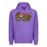 Purple Summer Camp Premium Hoodie - CowhideDigitalArt