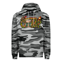 Slate Camo Summer Camp Premium Hoodie - CowhideDigitalArt