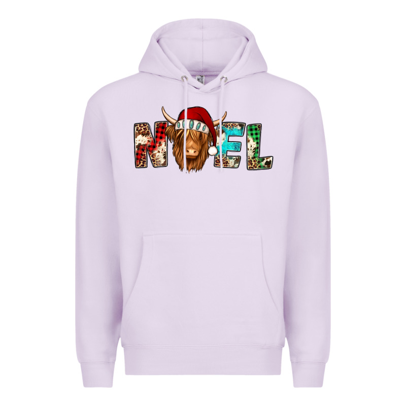 Noel Long Haired Shaggy Cow Premium Hoodie by Jasminsmagicworld | Teevron