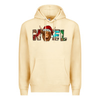 Pina Colada noel long haired shaggy cow Premium Hoodie - Jasminsmagicworld