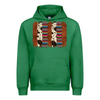 Emerald serape cowhide  brushstroke Urban Hoodie - AdoDesignShop
