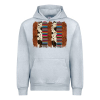 Heather Grey serape cowhide  brushstroke Urban Hoodie - AdoDesignShop