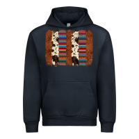 Navy serape cowhide  brushstroke Urban Hoodie - AdoDesignShop