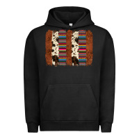 Pigment Black serape cowhide  brushstroke Urban Hoodie - AdoDesignShop