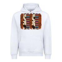 White serape cowhide  brushstroke Urban Hoodie - AdoDesignShop