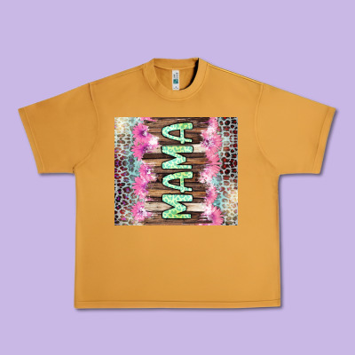 Mama Leopard Urban Heavy Tee Designed By Cowgirlartshop