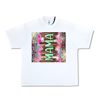 White Mama leopard Urban Heavy Tee - CowGirlArtShop