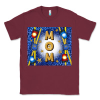 Burgundy police mom mother’s day Classic Tee - TumblerDesignByShophia