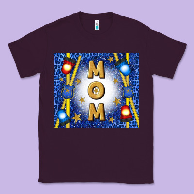 Police Mom Mother’s Day Classic Tee Designed By Tumblerdesignbyshophia