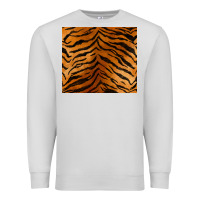 Dove Grey handdrawn tiger pattern Premium Sweatshirt - BarkalooDesign