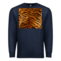 Navy handdrawn tiger pattern Premium Sweatshirt - BarkalooDesign