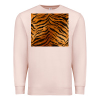 Pale Pink handdrawn tiger pattern Premium Sweatshirt - BarkalooDesign