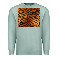 Seafoam handdrawn tiger pattern Premium Sweatshirt - BarkalooDesign