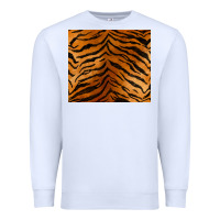 White handdrawn tiger pattern Premium Sweatshirt - BarkalooDesign