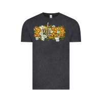 Vintage Black 2023 skeleton middle finger new year Vintage Tee - CowGirlArtShop