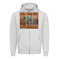 Dove Grey but first coffee Zipper Hoodie - Artiststas