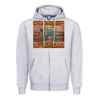 Heather Grey but first coffee Zipper Hoodie - Artiststas