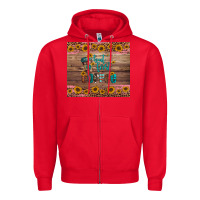 Red but first coffee Zipper Hoodie - Artiststas