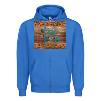 True Royal but first coffee Zipper Hoodie - Artiststas