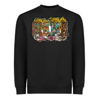 Black mama western Heavyweight Sweatshirt - RacoonDesign