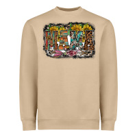Mushroom mama western Heavyweight Sweatshirt - RacoonDesign