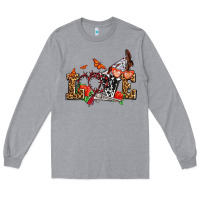 Heather Grey western love for cowgirls olivia Long Sleeve Tee - OliviaCreatesArt