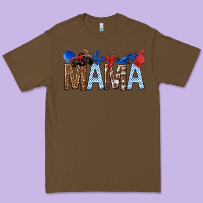 Boy Mama Premium Tee Designed By Texasbilliewilder