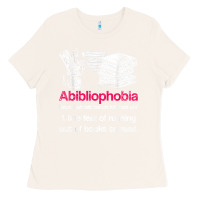 Bone Funny Librarian Nerd Abibliophobia Bookworm Gift Reading Ladies Tee - longCreatives