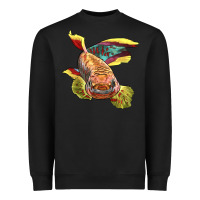 Black Killifish Heavyweight Sweatshirt - LillyAllenDesigns