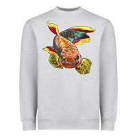 Heather Grey Killifish Heavyweight Sweatshirt - LillyAllenDesigns