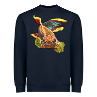 Navy Killifish Heavyweight Sweatshirt - LillyAllenDesigns
