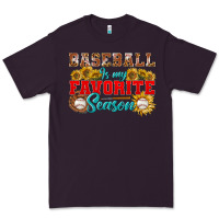 Plum Baseball is my favorite season Premium Tee - NancyCooperArtShop