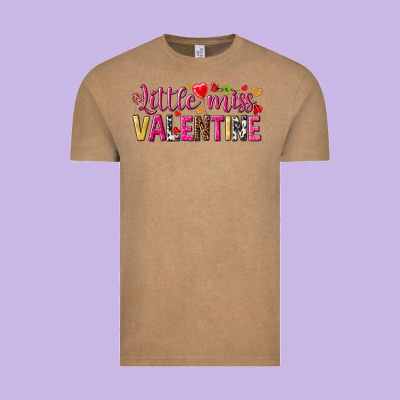 Little Miss Valentine Vintage Tee Designed By Howdyjamesfarm