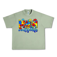 Oil Green Mom Autism life Urban Heavy Tee - CowGirlArtShop
