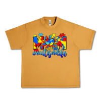 Peanut Butter Mom Autism life Urban Heavy Tee - CowGirlArtShop