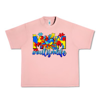 Salmon Mom Autism life Urban Heavy Tee - CowGirlArtShop