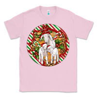 Bubblegum Pink christmas goat family ornament Classic Tee - Artiststas